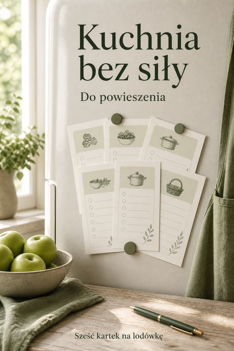 Kuchnia bez siły — do powieszenia